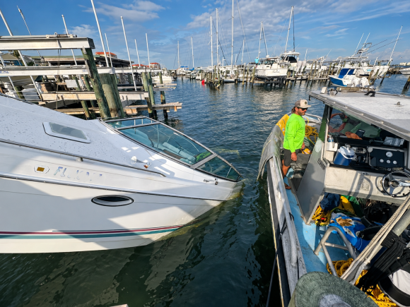 Sunken Boat Hurricane Ian